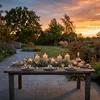 Zestaw 6 lamp wiatrowych Relaxdays, szkło dymione z Podgląd zdjęcia produktu 7
