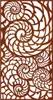 vidaXL Garten-Wanddeko 105x55 cm Cortenstahl Muschel-Design Produktbild-Vorschau 4
