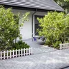 Floranica Zierzaun aus Holz 100 x 20 cm Weiß (imprägniert) Produktbild-Vorschau 6