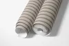 Selbstklebende Tapete Möbelfolie Uni Beige Lamellen 3D Produktbild-Vorschau 5