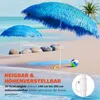 KINGSLEEVE® Ombrellone Stile Hawaii Ø160 cm Inclinabile e Anteprima dell’immagine prodotto 2