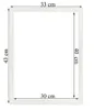 ITALIA – Schwarz – Bilderrahmen 30×40 cm mit Passepartout Produktbild-Vorschau 3