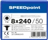ABC SPEEDpoint Holzbauschraube Tellerkopf T40 Teilgewinde Produktbild-Vorschau 1