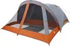 vidaXL Tente de camping 4 personnes grise et orange étanche Voir les images du produit 5