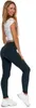 Damen Leggins Gestreift Struktur Hoch Gerade Bedeckt Produktbild-Vorschau 7