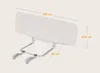 A diagram showing the dimensions of a bed rail. Voir les images du produit