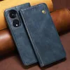 OPPO A98 Hülle, Leder Flip Brieftasche Schutzhülle mit Produktbild-Vorschau 2