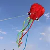 Aquilone polpo con linea per bambini rosso Anteprima dell’immagine prodotto 2