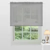 2er Set Gardine Wasserdicht Halbtransparent, Gardine Kurz Produktbild-Vorschau 6
