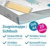 itenga Zeugnismappe A4 Kunststoff Sichtbuch Motiv Doodles Produktbild-Vorschau 3