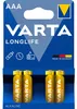 Varta 4103 101 414 Pile LONGLIFE - AAA/LR03, 4 pezzi, Anteprima dell’immagine prodotto 2