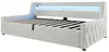 Polsterbett Samt  mit hydraulischem Stauraum & LED, Produktbild-Vorschau 6