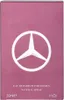 A close-up of a perfume box with the Mercedes-Benz logo. Voir les images du produit