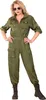 Costume da donna da pilota di jet da combattimento - Anteprima dell’immagine prodotto 3