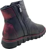 Manitu Damen Kurzstiefelette schwarz mit bordo abgesetzter Produktbild-Vorschau 9