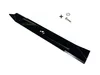 A black lawnmower blade with a screw and washer. Podgląd zdjęcia produktu