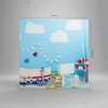Bild auf Leinwand - Leinwandbild - Boot Anker Wolken Junge Produktbild-Vorschau 3