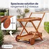 CASARIA Carrello da Cucina Anteprima dell’immagine prodotto 2