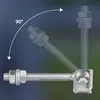 KOTARBAU® 2er Set Torangel Einstellbar 115 mm M12 Produktbild-Vorschau 5