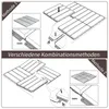 Outsunny 9 er Set Terassenfliesen Balkon Patio 30 x 30 cm Produktbild-Vorschau 6