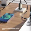 Chargeur Accezz Ultra Slim GaN - 2x USB-C - 65 W - Noir Voir les images du produit 2