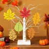 36 Stück Herbst Holzahornblätter Bastelset - 6 Motive DIY Produktbild-Vorschau 5