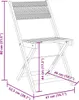 vidaXL Gartenstühle 4 Stk. Klappbar Beige Massivholz Akazie Produktbild-Vorschau 8