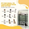 Barrière de sécurité pour chien PawHut, 76-104 cm, barrière Voir les images du produit 9