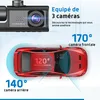 Fleau Tech Dashcam Voiture 3 En 1 – Caméra Avant Et Arrière Voir les images du produit 6