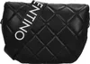 A black quilted handbag with a white logo strap. Anteprima dell’immagine prodotto