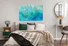 MuchoWow® Poster Aquarell - Blau - Grün - Farbton 120x80 cm Produktbild-Vorschau 4