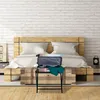 Relaxdays Kofferständer Holz, klappbar, Gepäckablage, Produktbild-Vorschau 6