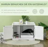 PawHut Katzenschrank für Katzentoilette, Katzenklo mit Produktbild-Vorschau 7