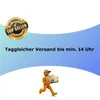 A marketing image with a "Top Seller" badge and a delivery person carrying a package, with text indicating same-day shipping. Produktbild-Vorschau