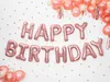 Guirlande de ballons "HAPPY BIRTHDAY" 340x35cm | Or rose Voir les images du produit 3