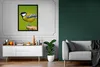 MuchoWow® Gerahmtes Poster Vogel - Kohlmeise - Tiere - Grün Produktbild-Vorschau 6