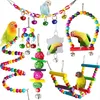 7 teiliges Vogelspielzeug Set, Papageienspielzeug, Haustier Produktbild-Vorschau 1