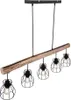 Globo Lighting Hängeleuchte Metall schwarz, 5x E27 Produktbild-Vorschau 8