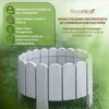 Floranica Bordure de pelouse 40 x 100 cm Gris clair Bordure Voir les images du produit 9