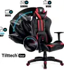 A gaming chair is shown with different recline angles highlighted for various activities like gaming, watching movies, and napping. Voir les images du produit