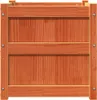 vidaXL Pflanzkübel Wachsbraun 50x50x50 cm Massivholz Kiefer Produktbild-Vorschau 6