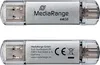 MediaRange USB-Stick 32 GB USB 3.1 combo s USB Type-C Náhľad obrázku produktu 5