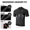ROCKBROS Herren Radtrikot Kurzarm 2-in-1 atmungsaktiv Produktbild-Vorschau 2