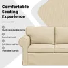 vidaXL Sofa Creme 215 x 82 x 80 cm Stoff Produktbild-Vorschau 6