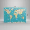 Bild auf Leinwand - Leinwandbild - Geographie Globus Grafik Produktbild-Vorschau 3