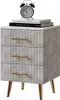 Nachttisch Vicco Velia Grau 41 x 62 cm mit 3 Schubladen, Produktbild-Vorschau 7