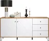 trendteam Wohnen Sideboard Touch Artisan Eiche Melamin/Weiß Produktbild-Vorschau 4