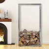 Support de bois de cheminée Keri V2 25x80x150 cm inox Voir les images du produit 4
