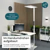 LUXULA LED Stehleuchte 100 W 4000 K neutralweiß weiß Produktbild-Vorschau 10
