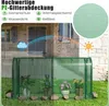 A mini greenhouse with plants inside, shown in a garden setting with illustrations of weather protection. Podgląd zdjęcia produktu
